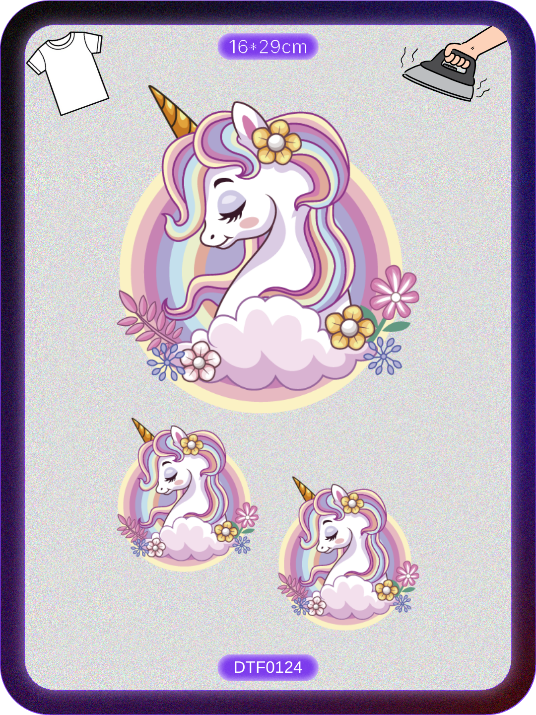 Unicorn 2 DTF Transfer Kağıdı A4 - Ütüyle Yapıştır Ürün ana görseli