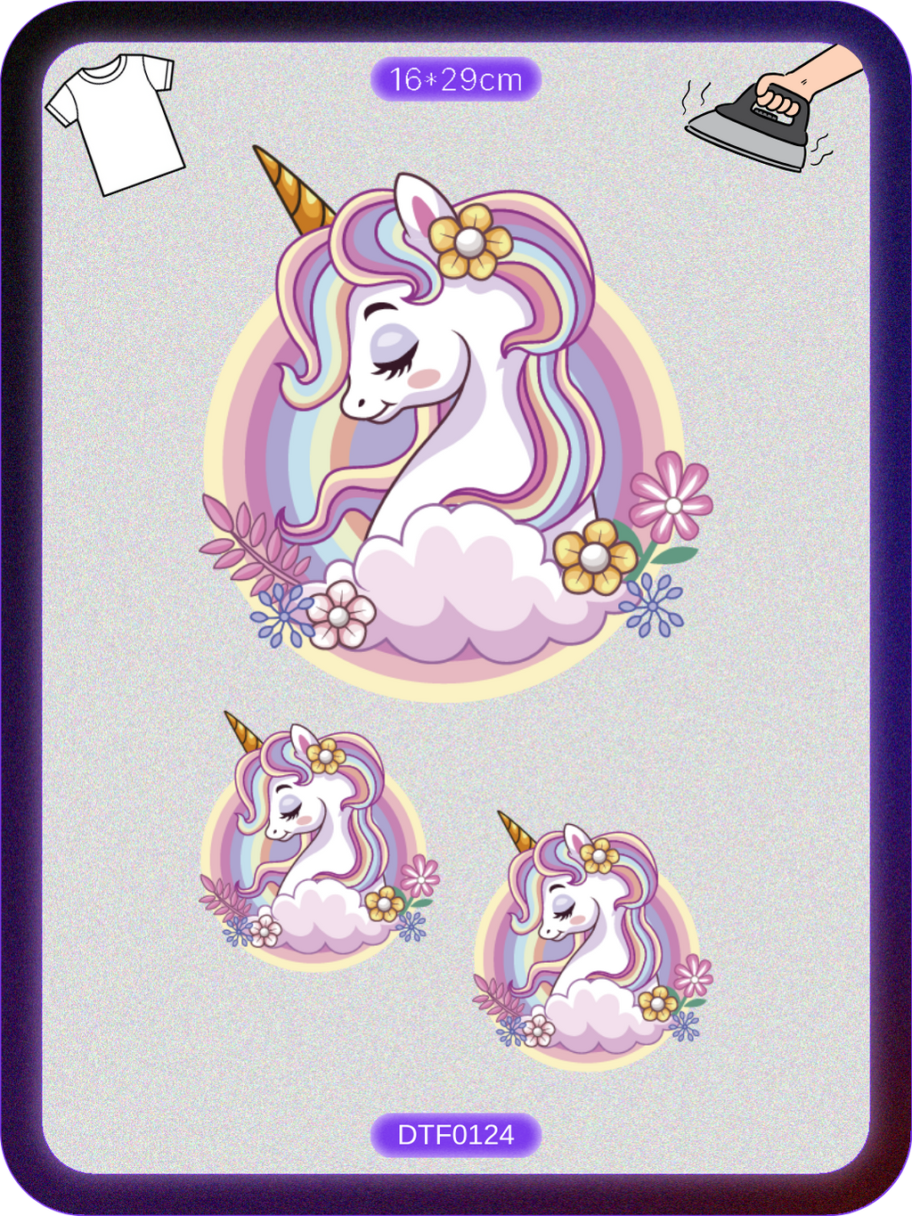 Unicorn 2 DTF Transfer Kağıdı A4 - Ütüyle Yapıştır