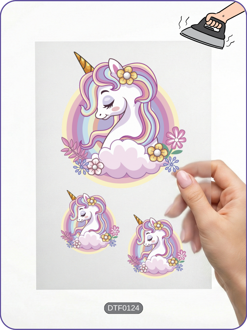 Unicorn 2 DTF Transfer Kağıdı A4 - Ütüyle Yapıştır