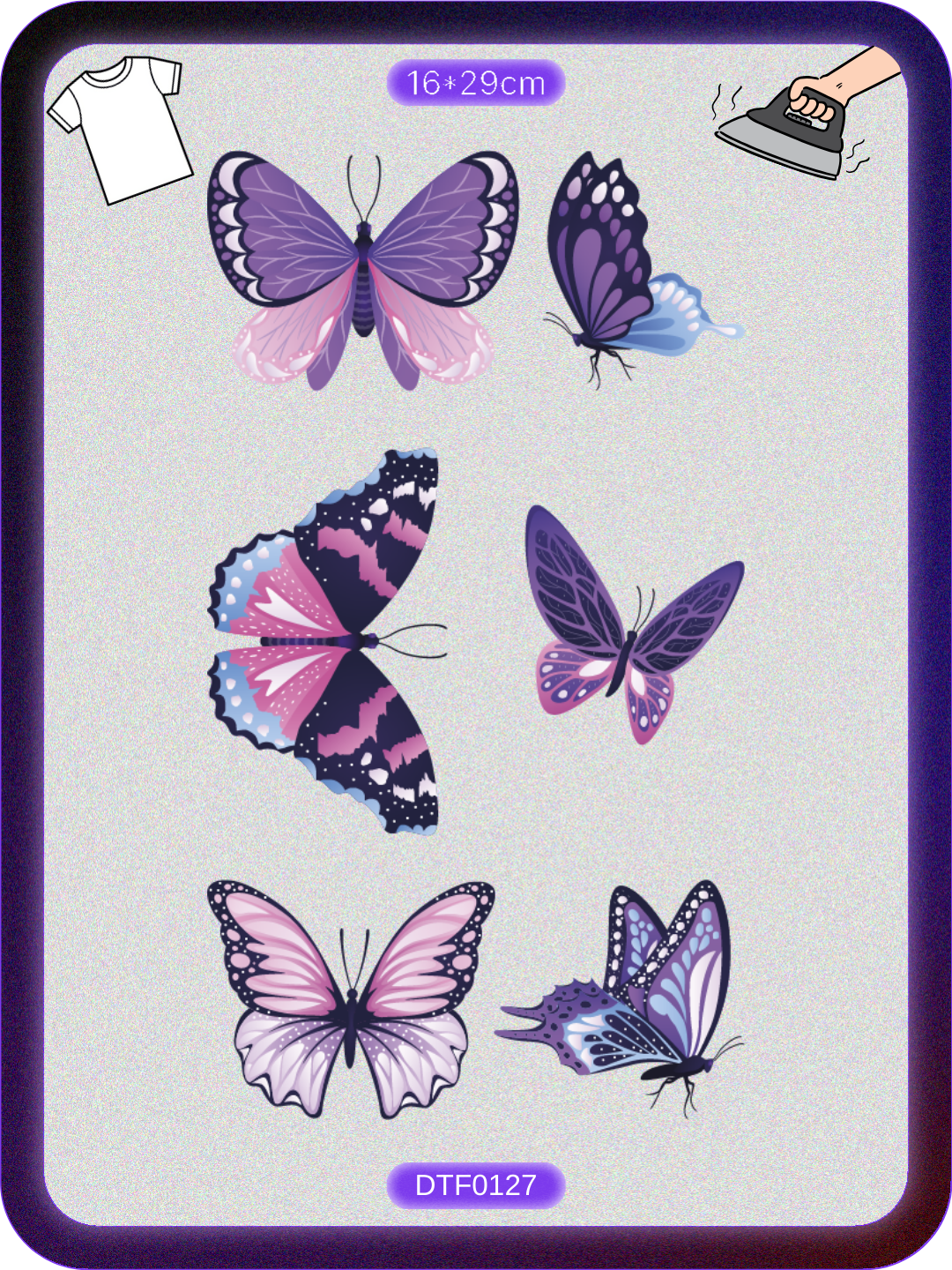 Kelebek 2 DTF Transfer Kağıdı A4 - Ütüyle Yapıştır Ürün ana görseli
