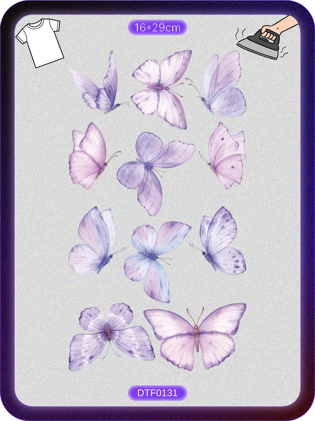 Kelebek 3 DTF Transfer Kağıdı A4 - Ütüyle Yapıştır