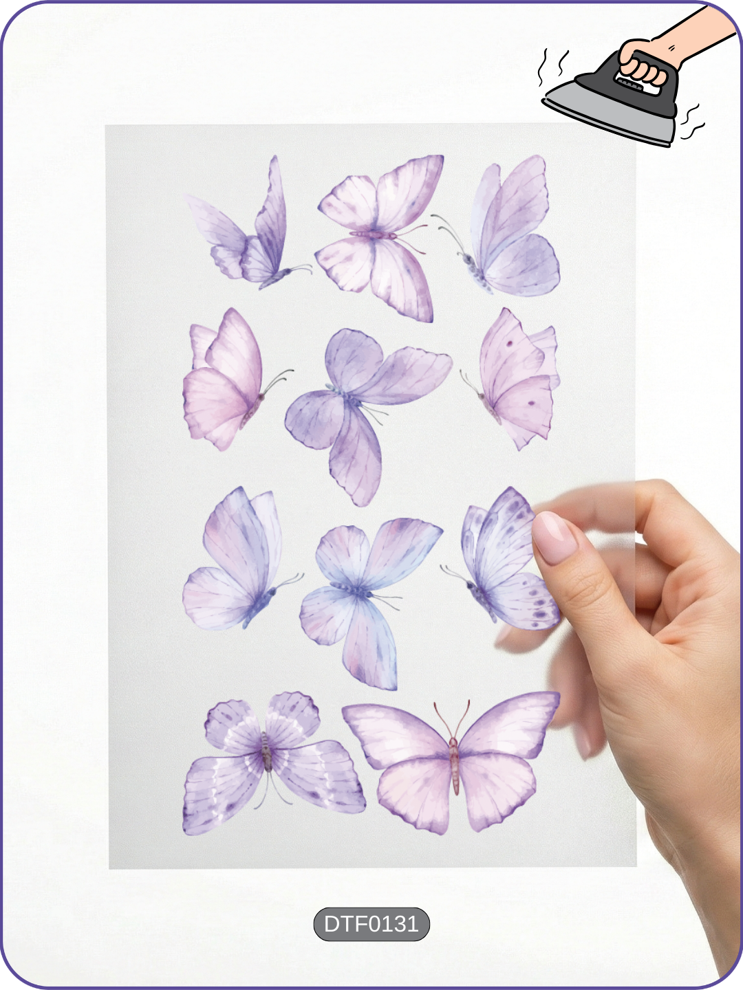 Kelebek 3 DTF Transfer Kağıdı A4 - Ütüyle Yapıştır Ürün ana görseli