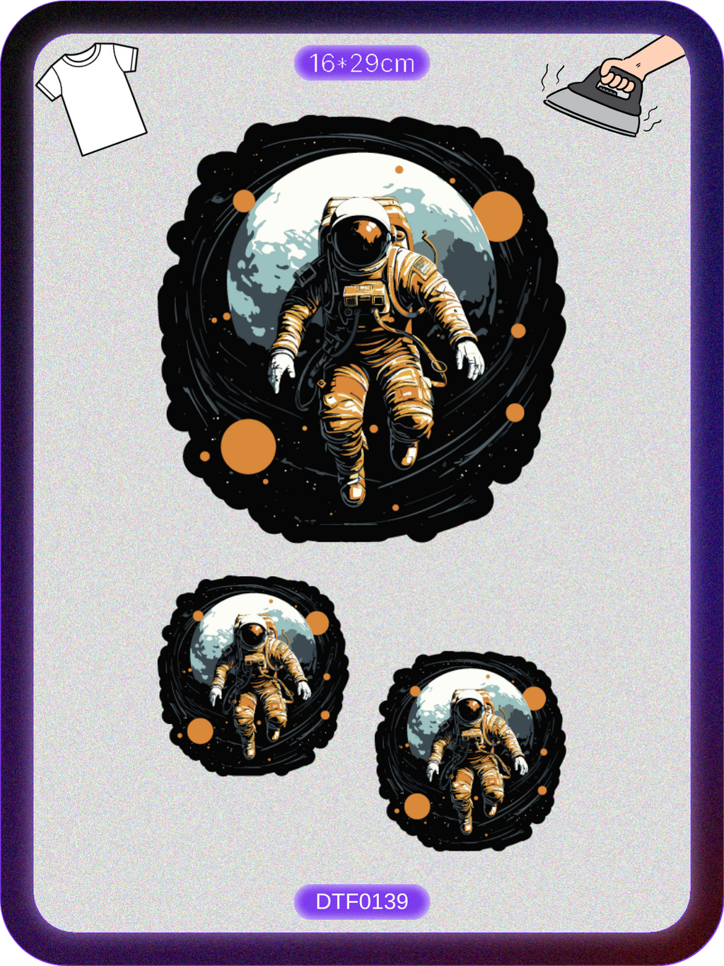 Astronot 6 DTF Transfer Kağıdı A4 - Ütüyle Yapıştır