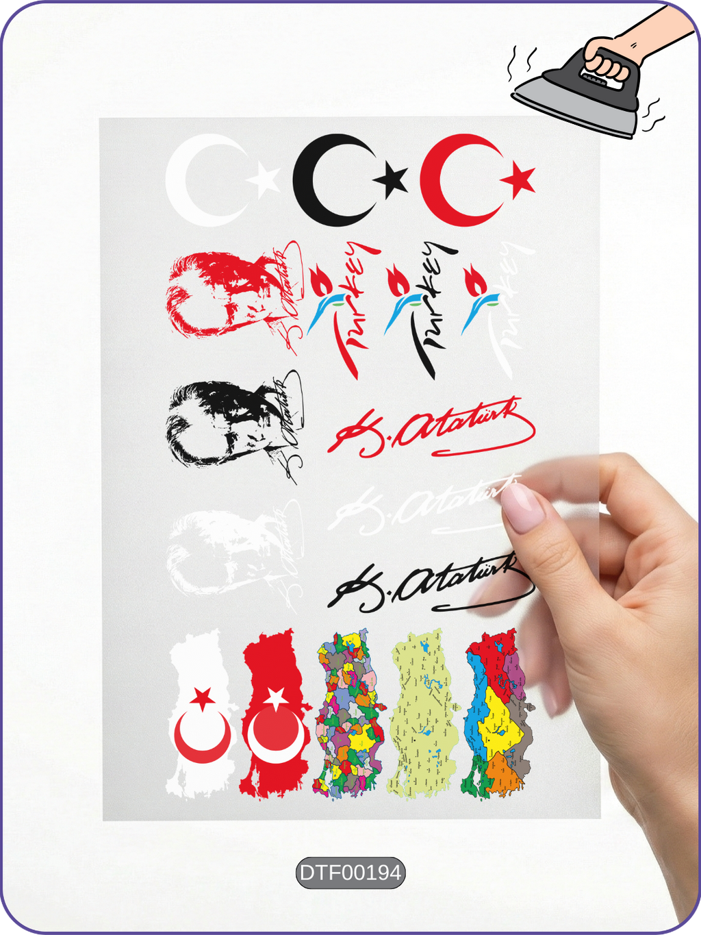 Motorcycle 18 DTF Transfer Paper A4 - Iron-On