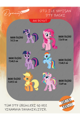 My Little Pony 2 DTF Transfer Kağıdı A4 - Ütüyle Yapıştır
