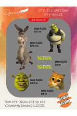 Shrek 1 DTF Transfer Kağıdı A4 - Ütüyle Yapıştır