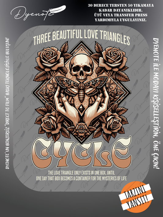 Sokak Giyim Cycle Baskı - Ütüyle Yapıştır - 20x29 CM