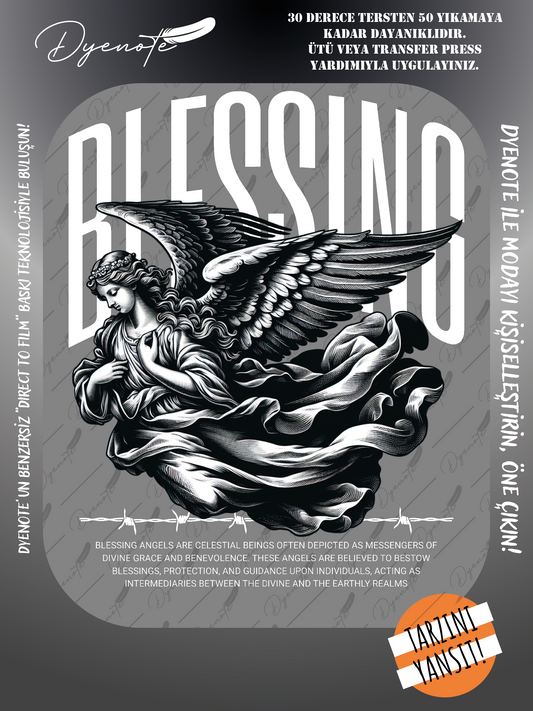 Sokak Giyim Blessing Baskı - Ütüyle Yapıştır - 20x29 CM