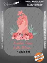 Anneler Günü 1 - Ütüyle Yapıştır - 19x25 CM