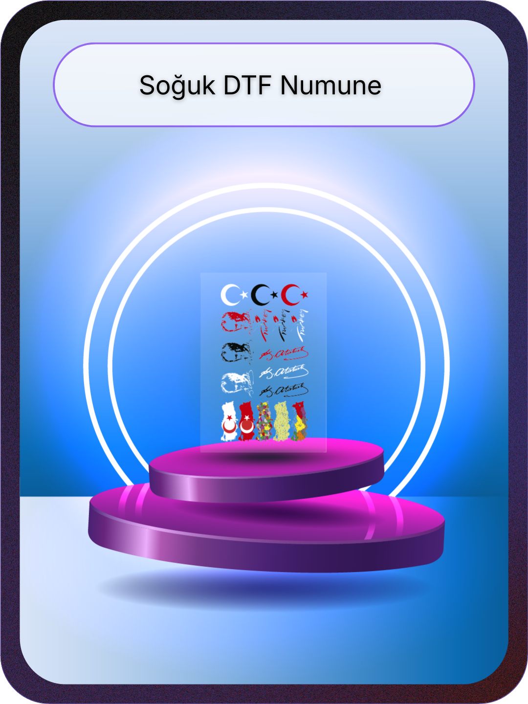 UV-DTF TRANSFER BASKI NUMUNE Ürün ana görseli
