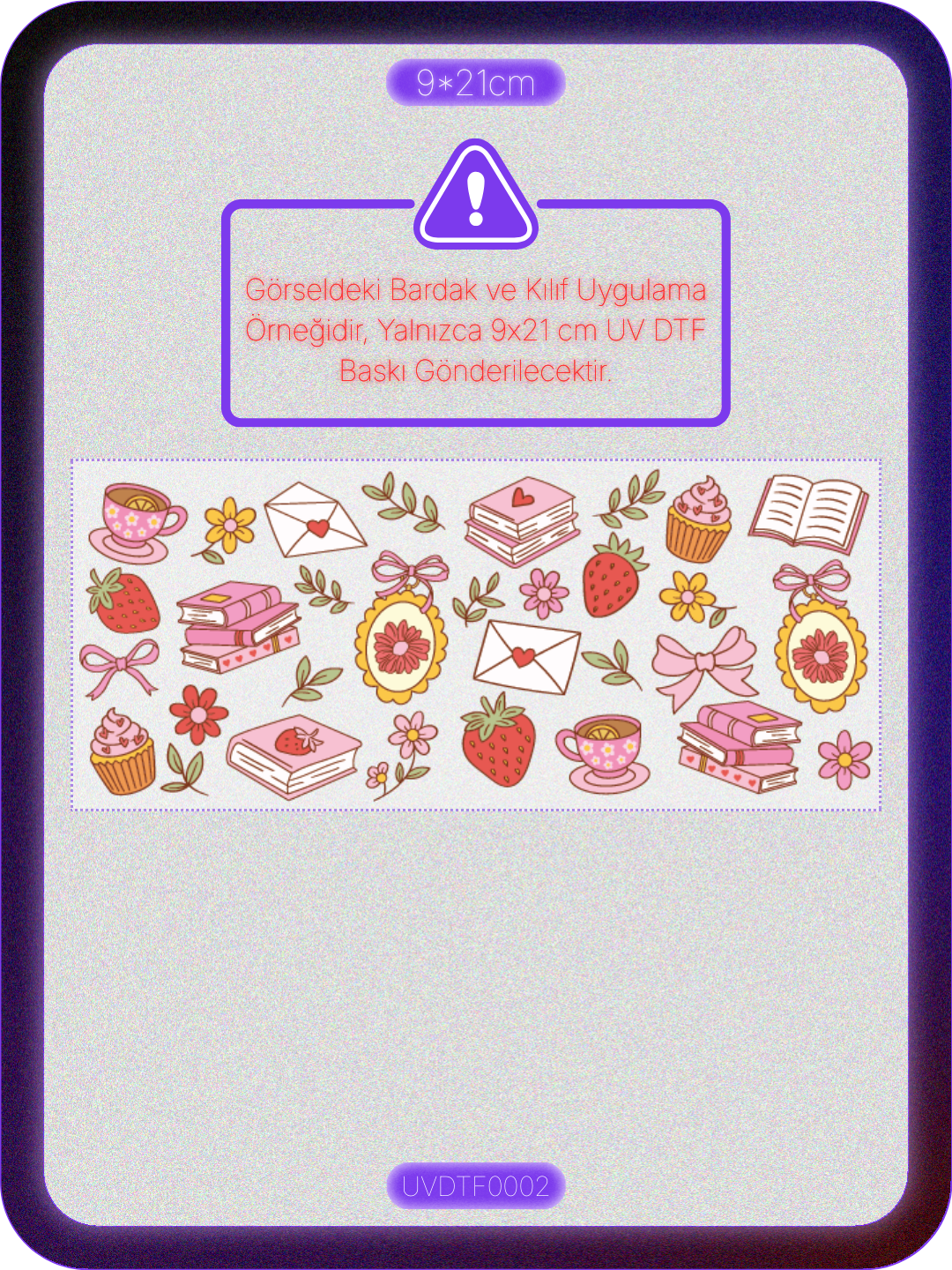 Kitaplar | Kristal Transfer UV-DTF Kabartmalı Baskı