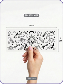Mistik | Kristal Transfer UV-DTF Kabartmalı Baskı