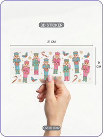 Nut Cracker | Kristal Transfer UV-DTF Kabartmalı Baskı