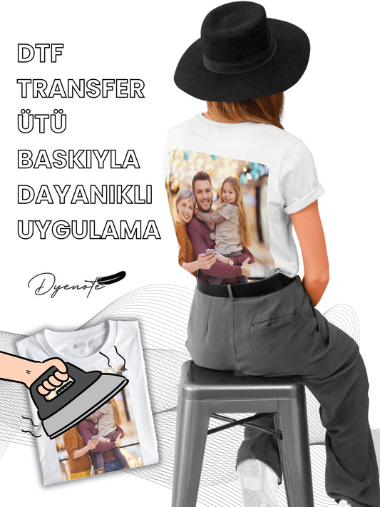 Kişiye Özel Baskı - Ütü Baskı - Boyut Seçin