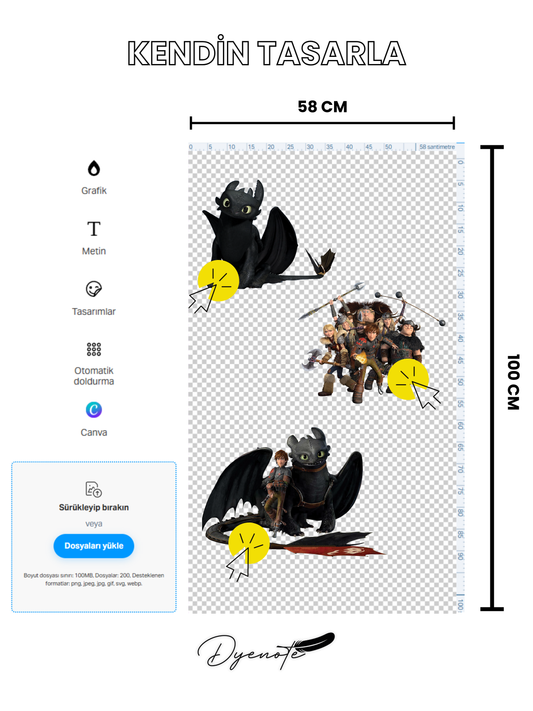 DTF TEKSTİL BASKISI (TOPLU)